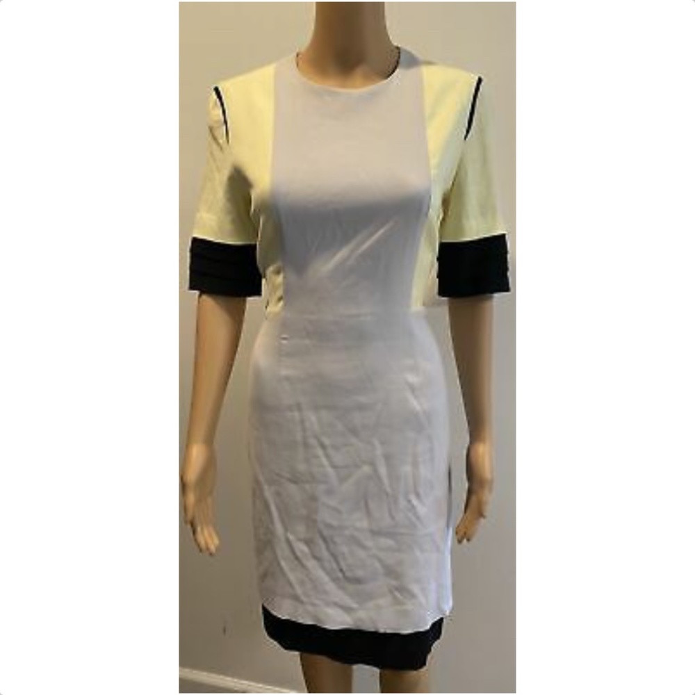 Jonathan Saunders Multicolor Colorblock Dress - image 1